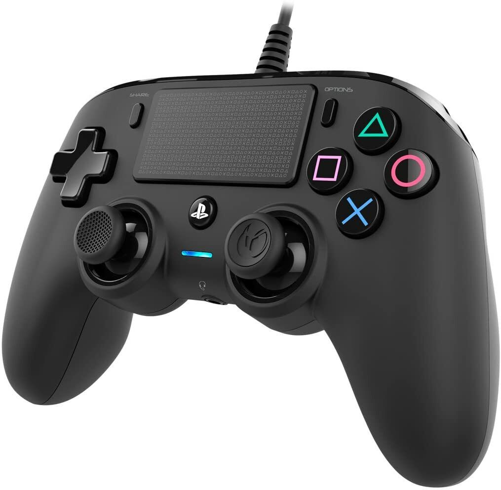 Controlador con cable compacto Nacon Playstation PS4 - con licencia oficial de Sony